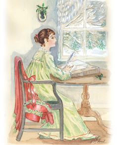 Jane-austen-at-her-desk