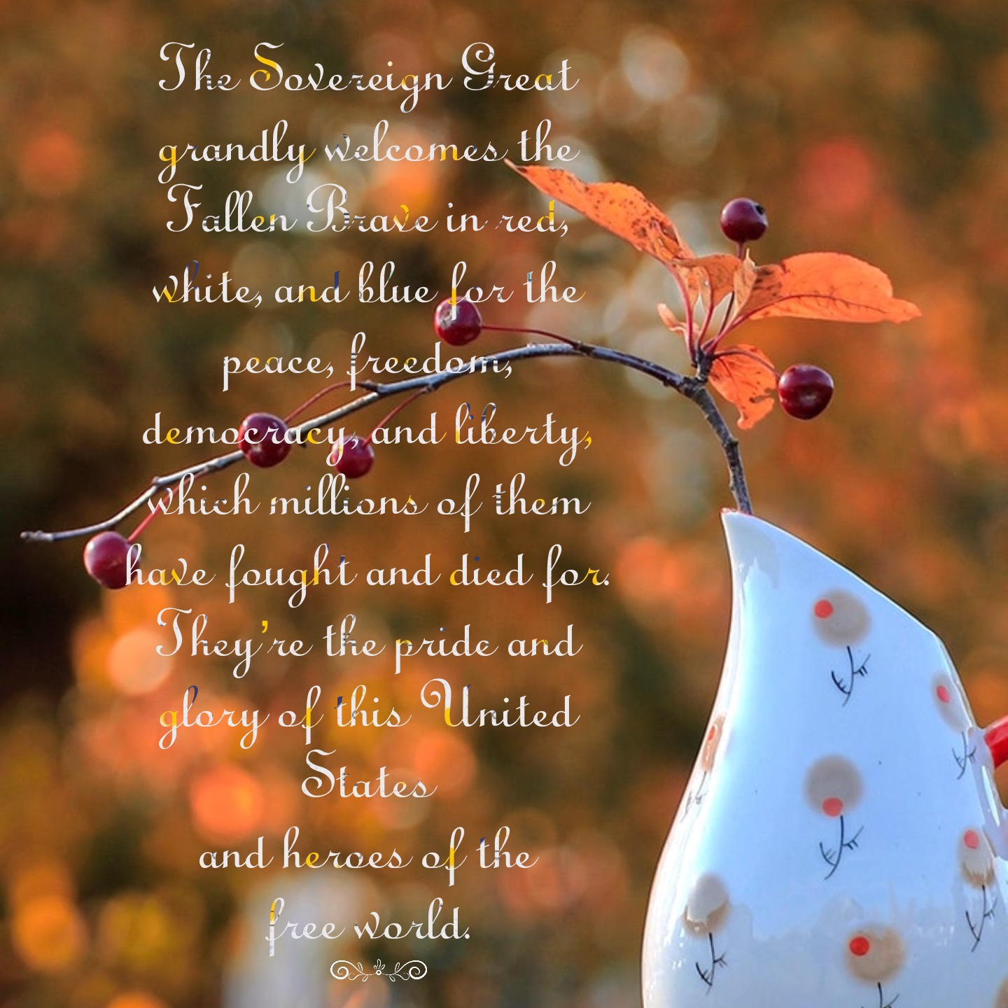 In the Spirit of Memorial Day Lyrics, Sentiments and Me